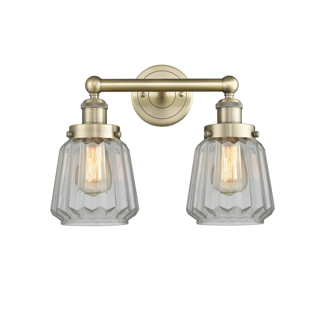 Innovations Edison 616-2W-AB-G142 Bath Vanity Light 16 in. wide - Antique Brass