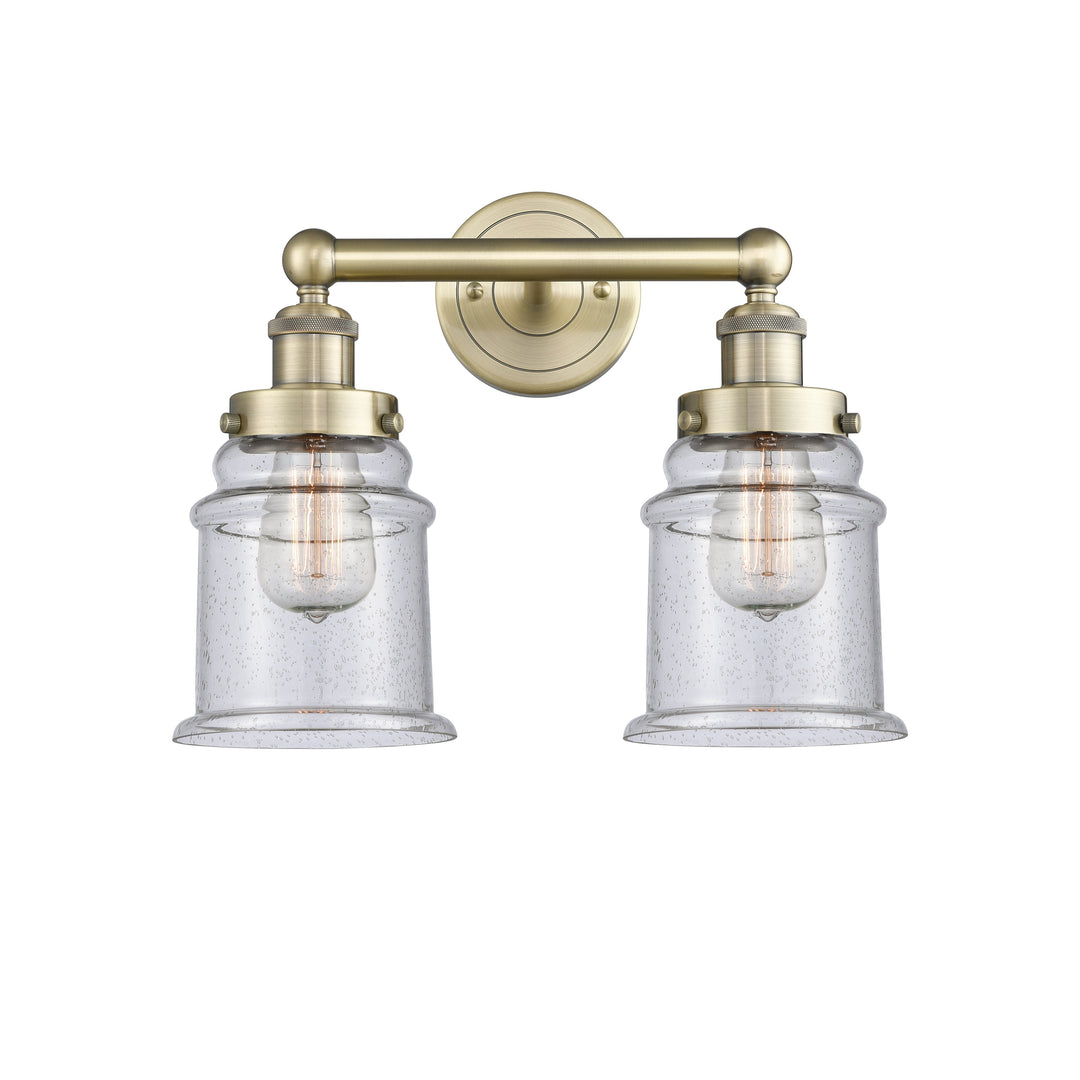 Innovations Edison 616-2W-AB-G184 Bath Vanity Light 15 in. wide - Antique Brass