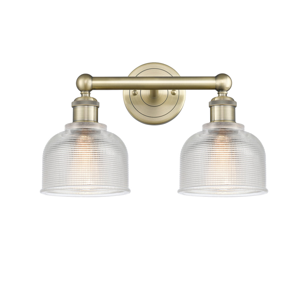 Innovations Edison 616-2W-AB-G412 Bath Vanity Light 15 in. wide - Antique Brass