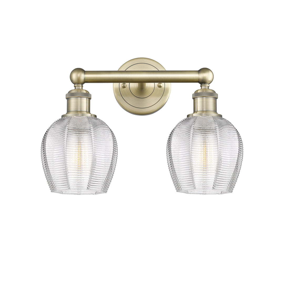 Innovations Edison 616-2W-AB-G462-6 Bath Vanity Light 15 in. wide - Antique Brass