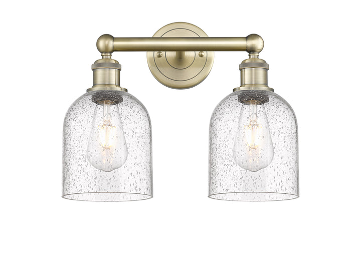 Innovations Edison 616-2W-AB-G558-6SDY Bath Vanity Light 15 in. wide - Antique Brass