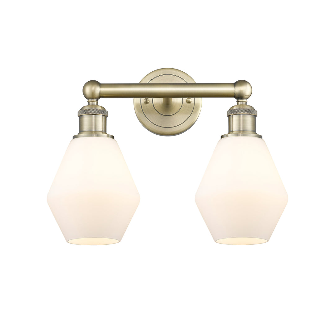 Innovations Edison 616-2W-AB-G651-6 Bath Vanity Light 15 in. wide - Antique Brass