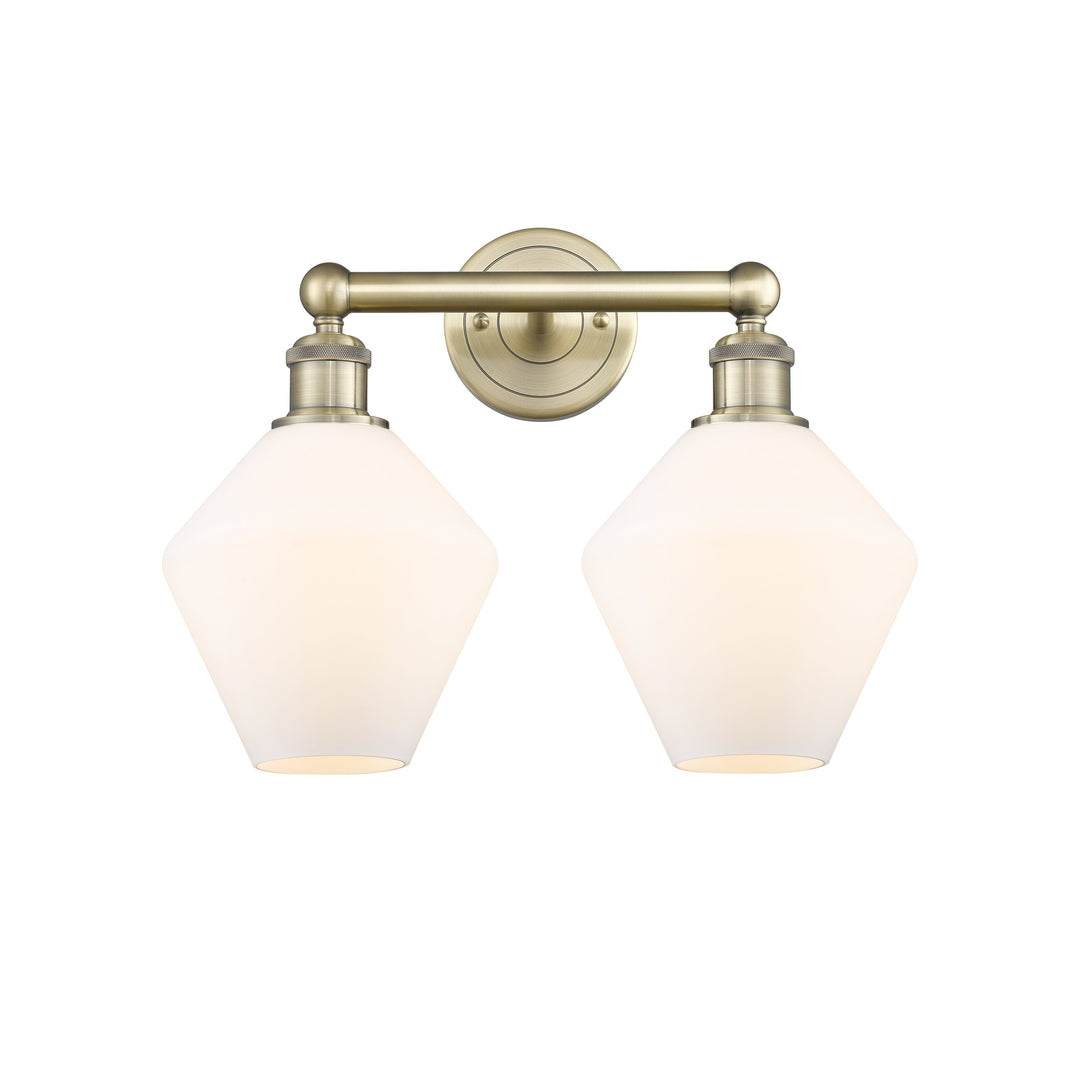 Innovations Downtown Urban 616-2W-AB-G651-8 Bath Vanity Light 17 in. wide - Antique Brass