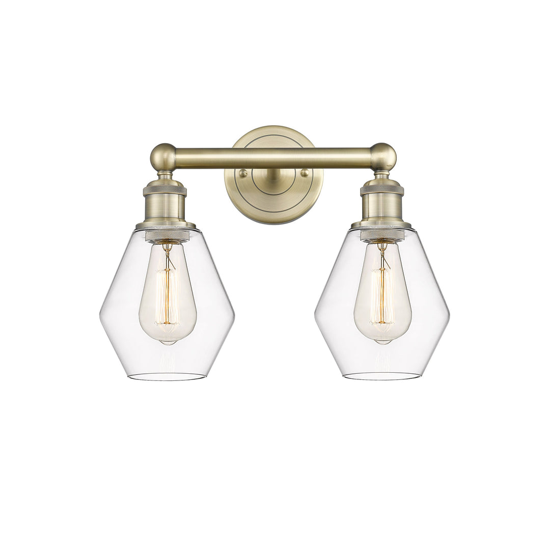 Innovations Edison 616-2W-AB-G652-6 Bath Vanity Light 15 in. wide - Antique Brass