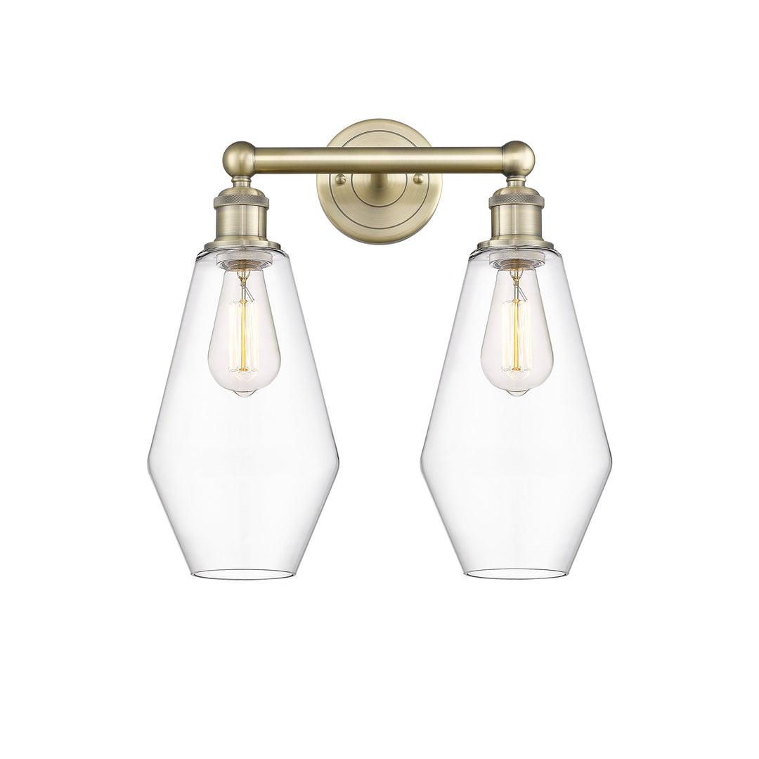 Innovations Downtown Urban 616-2W-AB-G652-7 Bath Vanity Light 16 in. wide - Antique Brass