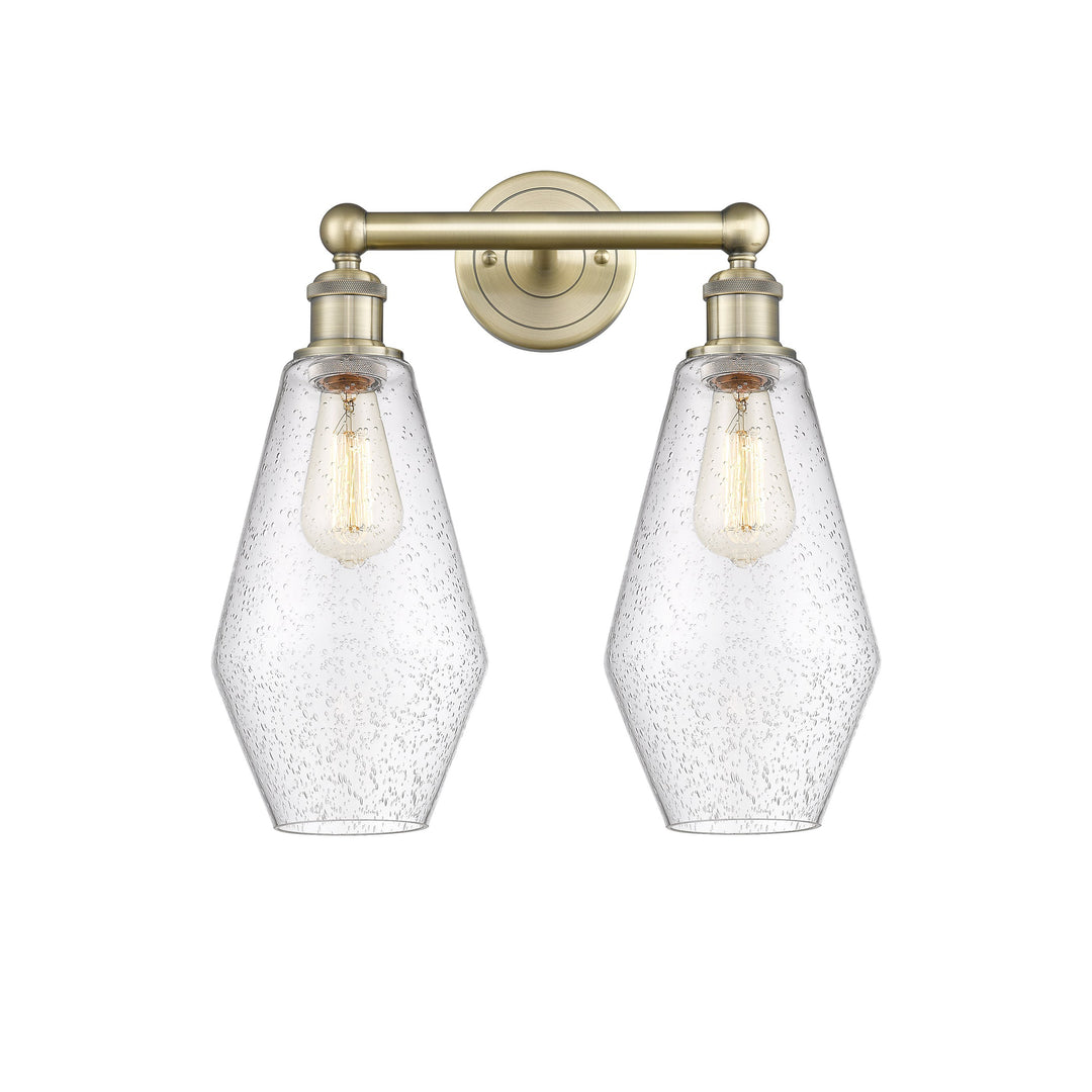 Innovations Downtown Urban 616-2W-AB-G654-7 Bath Vanity Light 16 in. wide - Antique Brass