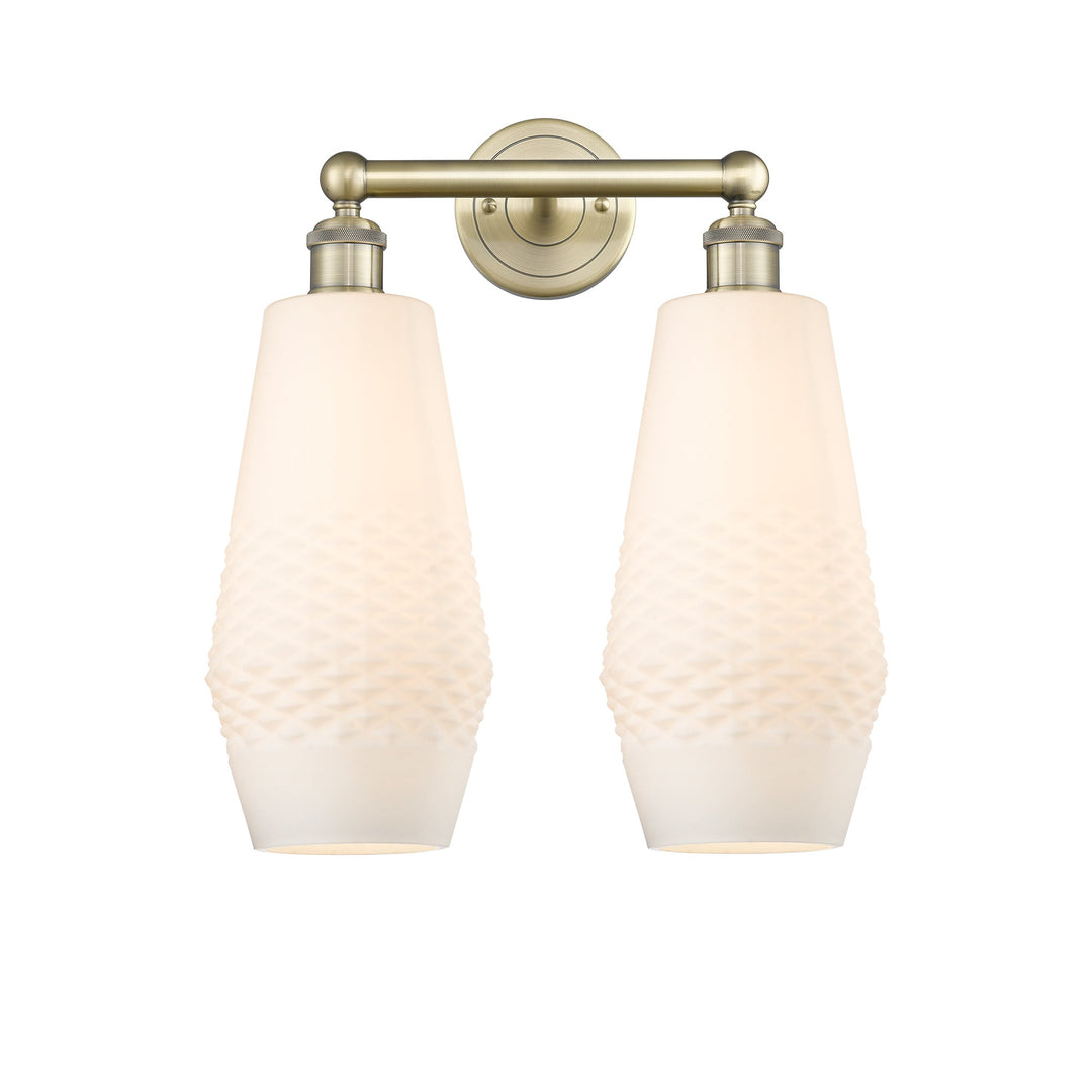 Innovations Downtown Urban 616-2W-AB-G681-7 Bath Vanity Light 16 in. wide - Antique Brass