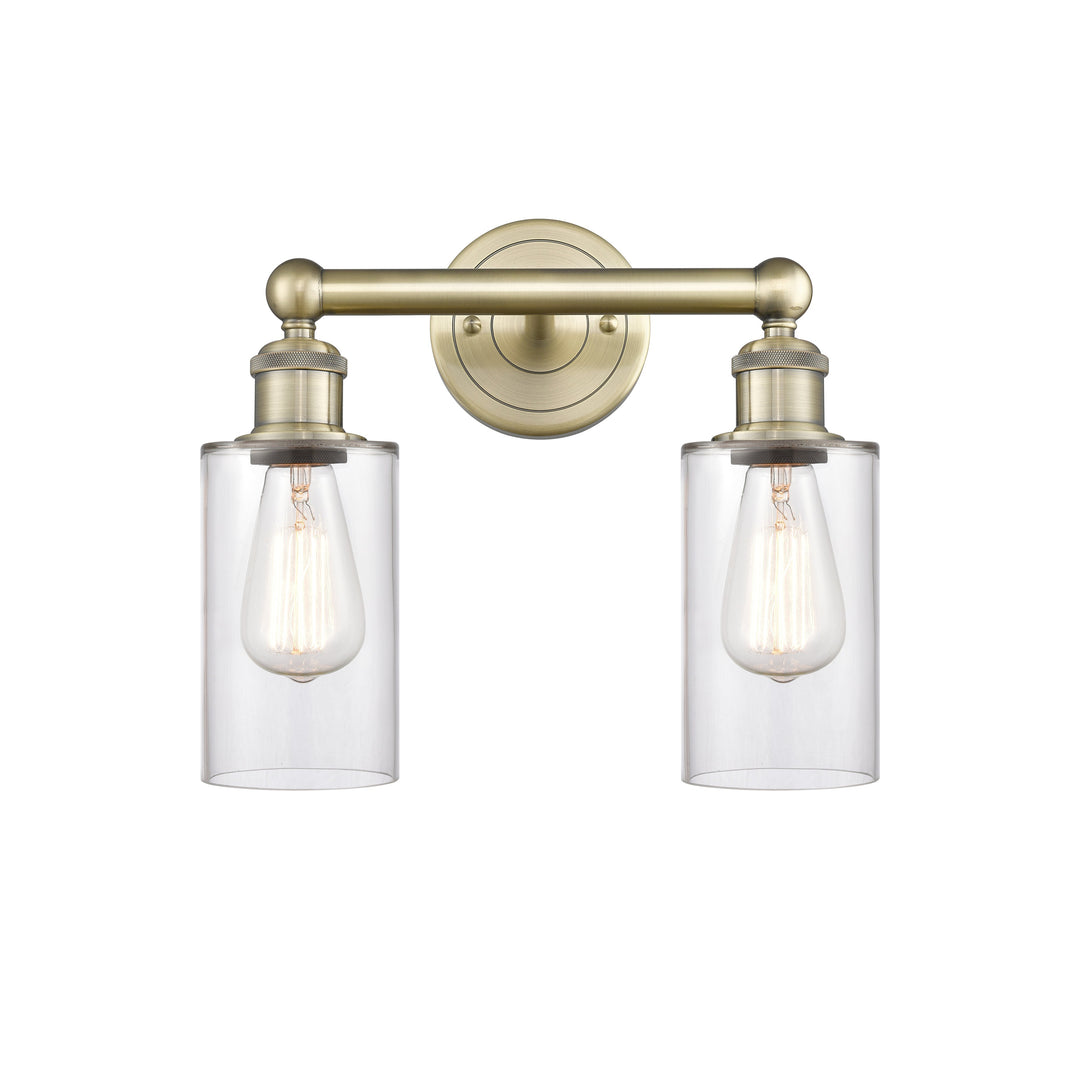 Innovations Edison 616-2W-AB-G802 Bath Vanity Light 13 in. wide - Antique Brass