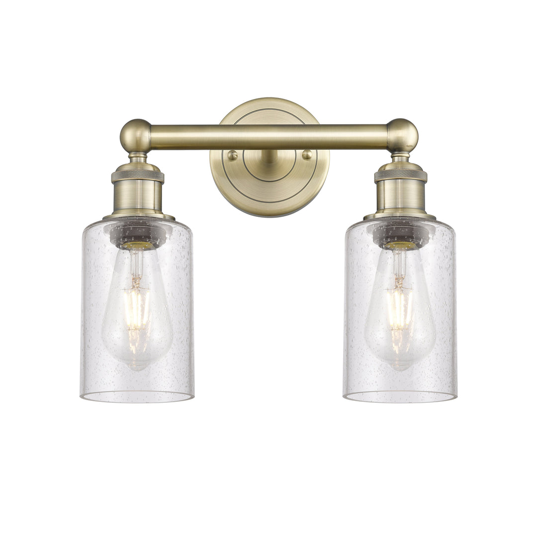 Innovations Edison 616-2W-AB-G804 Bath Vanity Light 13 in. wide - Antique Brass