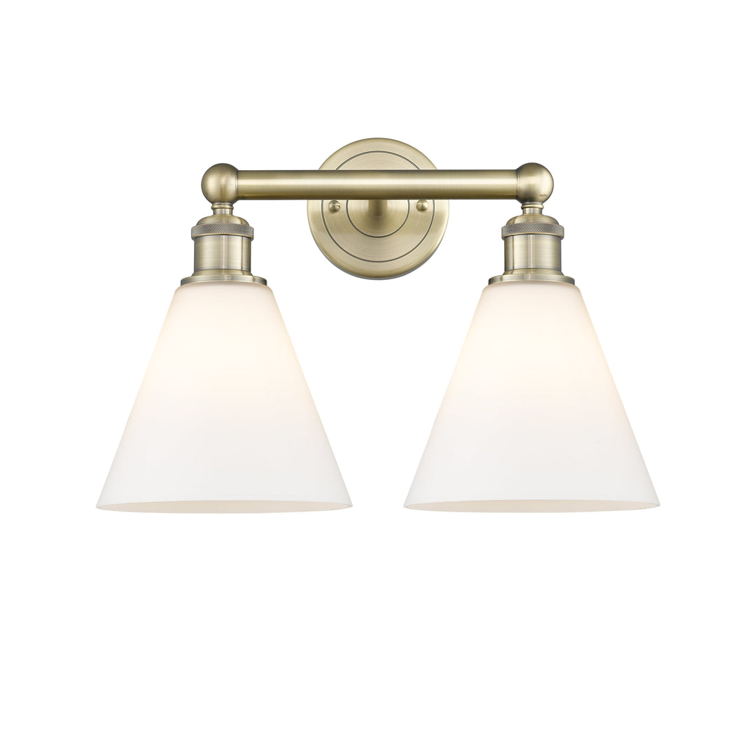 Innovations Downtown Urban 616-2W-AB-GBC-81 Bath Vanity Light 17 in. wide - Antique Brass