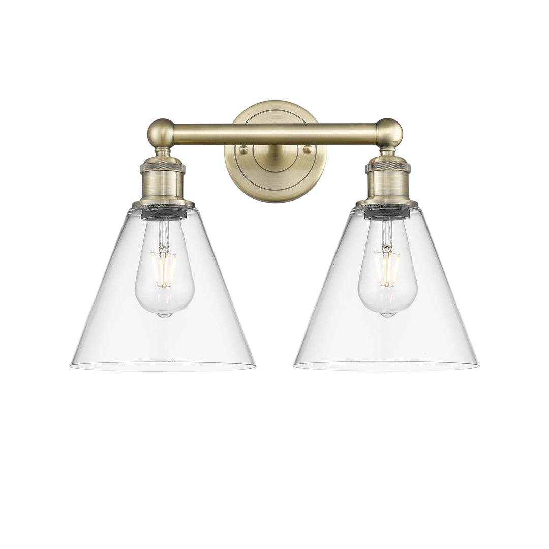 Innovations Downtown Urban 616-2W-AB-GBC-82 Bath Vanity Light 17 in. wide - Antique Brass