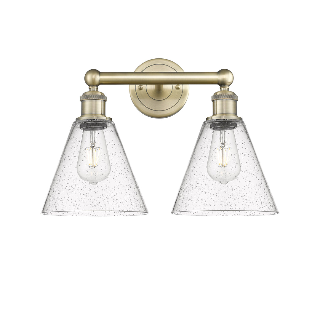 Innovations Downtown Urban 616-2W-AB-GBC-84 Bath Vanity Light 17 in. wide - Antique Brass