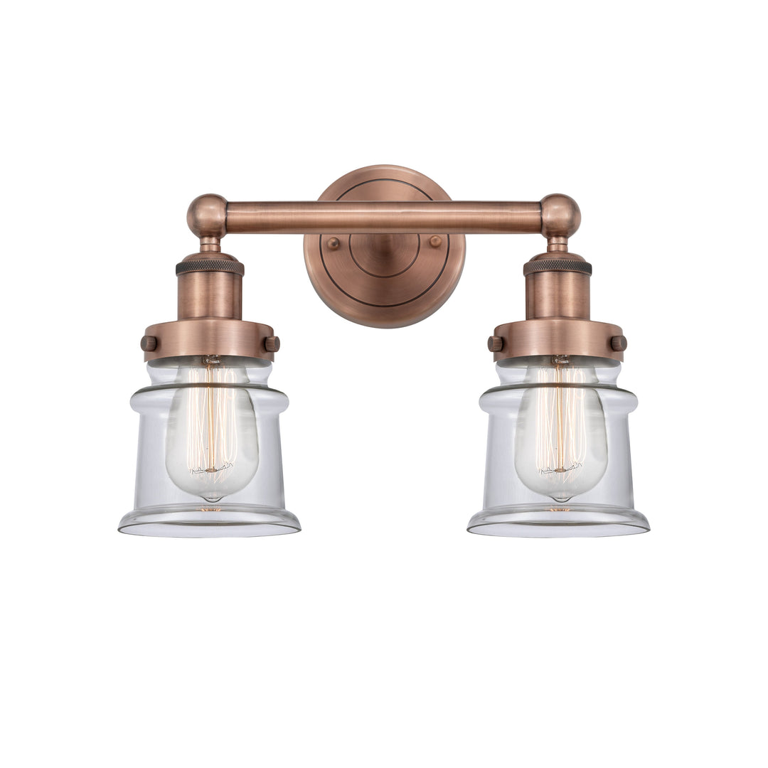 Innovations Edison 616-2W-AC-G182S Bath Vanity Light 15 in. wide - Antique Copper