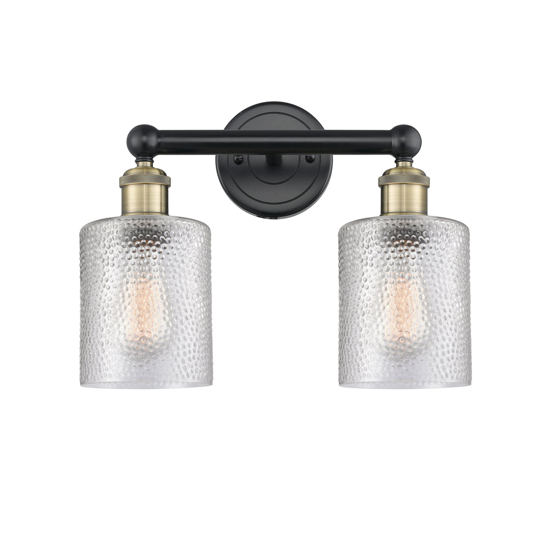 Innovations Edison 616-2W-BAB-G112 Bath Vanity Light 14 in. wide - Black Antique Brass