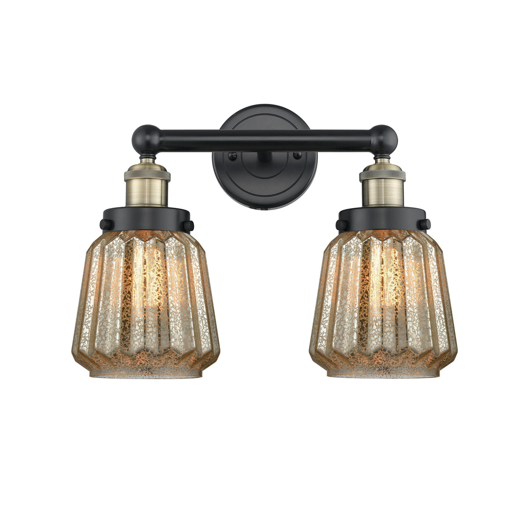 Innovations Edison 616-2W-BAB-G146 Bath Vanity Light 16 in. wide - Black Antique Brass