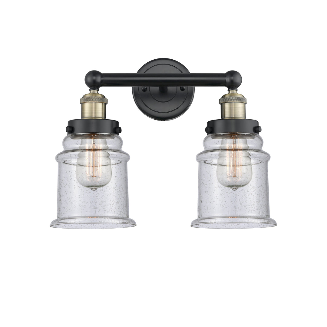 Innovations Edison 616-2W-BAB-G184 Bath Vanity Light 15 in. wide - Black Antique Brass