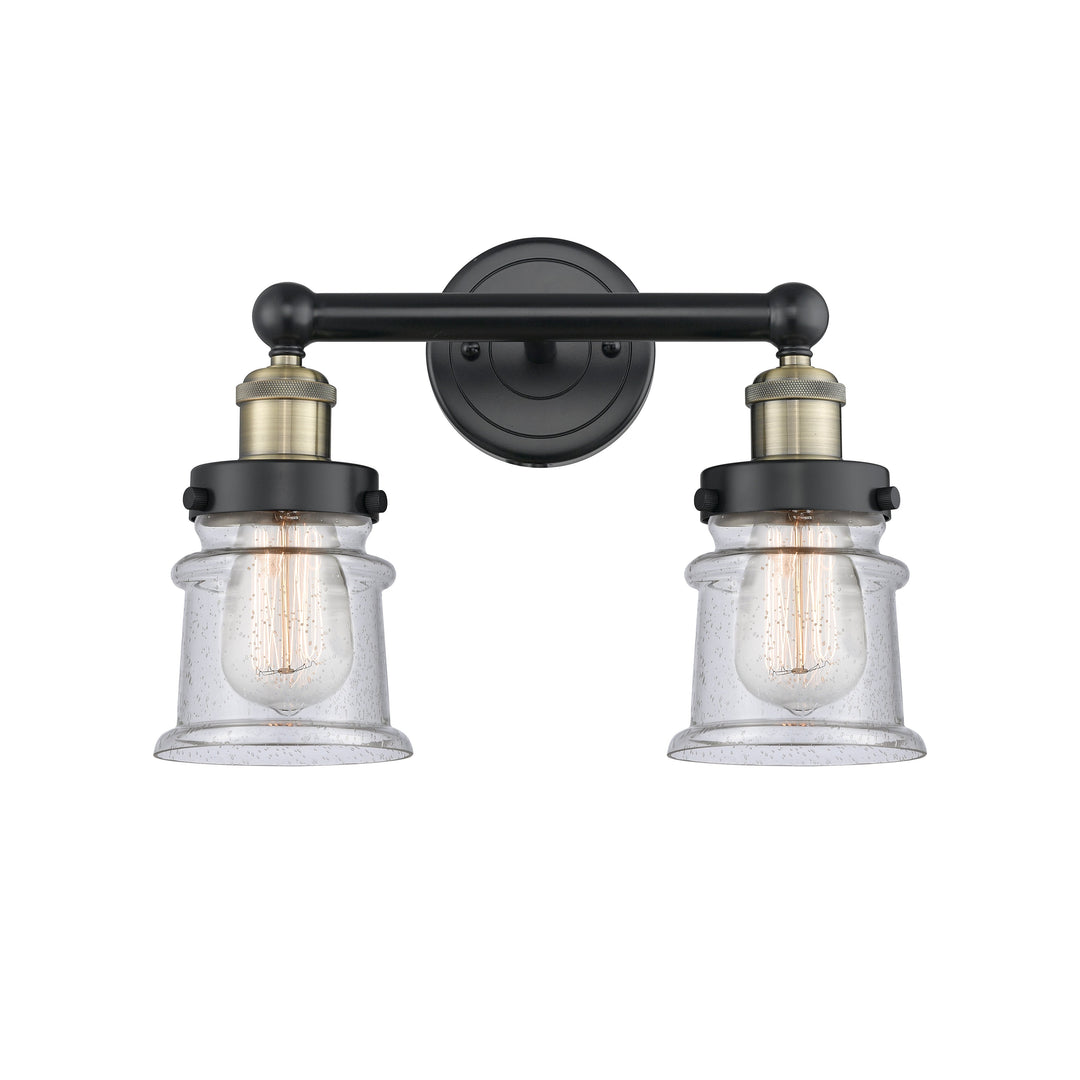 Innovations Edison 616-2W-BAB-G184S Bath Vanity Light 15 in. wide - Black Antique Brass