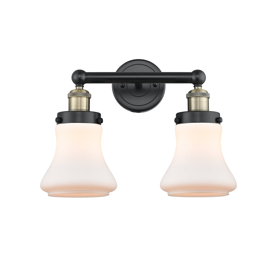 Innovations Edison 616-2W-BAB-G191 Bath Vanity Light 16 in. wide - Black Antique Brass