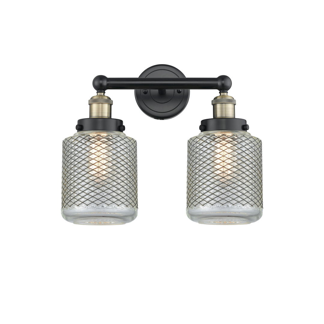 Innovations Edison 616-2W-BAB-G262 Bath Vanity Light 15 in. wide - Black Antique Brass