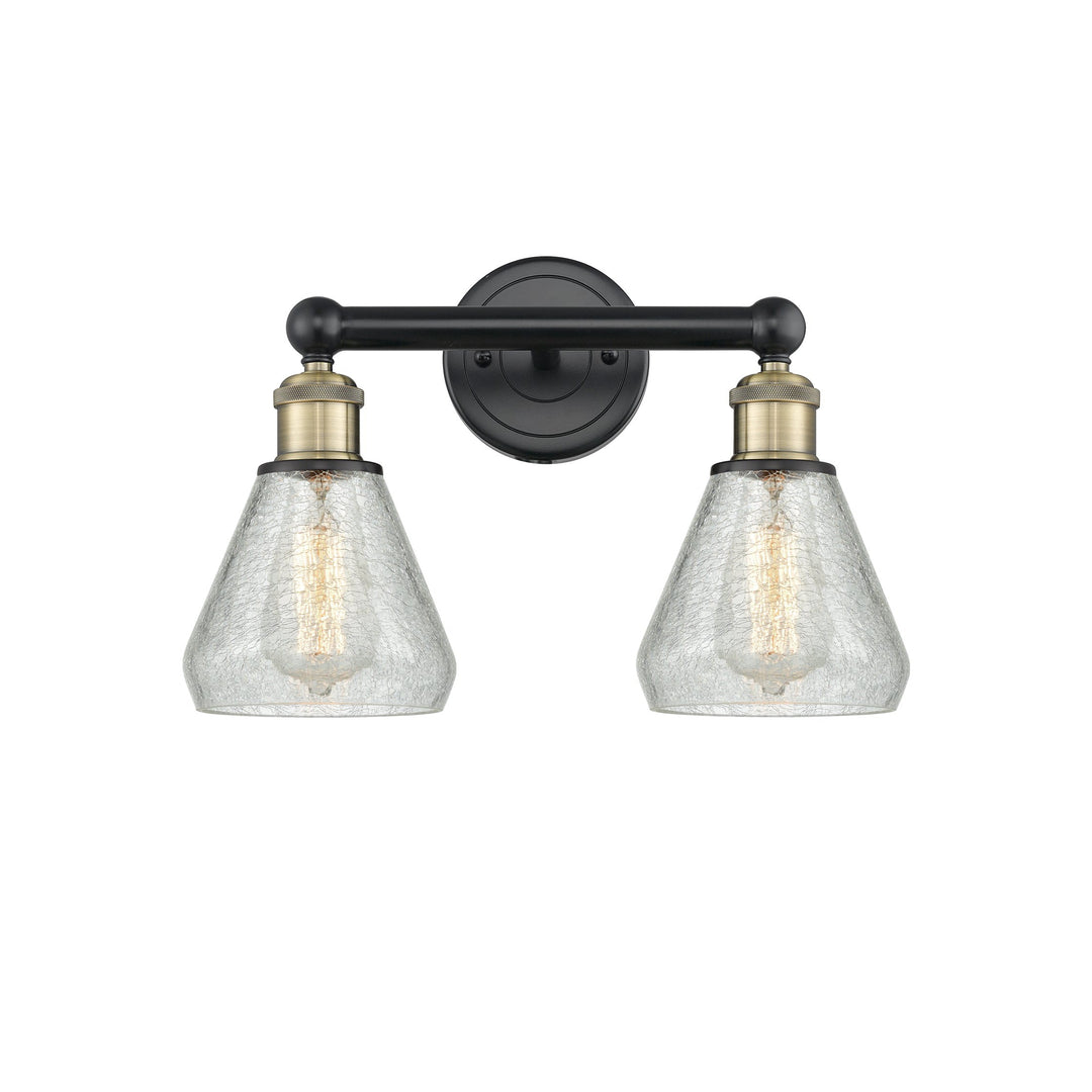 Innovations Edison 616-2W-BAB-G275 Bath Vanity Light 15 in. wide - Black Antique Brass