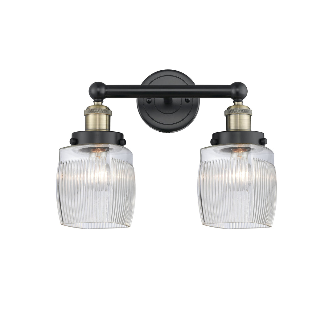 Innovations Edison 616-2W-BAB-G302 Bath Vanity Light 15 in. wide - Black Antique Brass