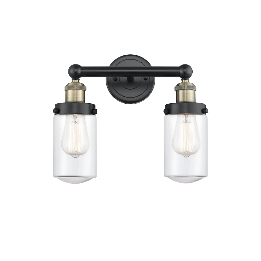 Innovations Edison 616-2W-BAB-G312 Bath Vanity Light 16 in. wide - Black Antique Brass