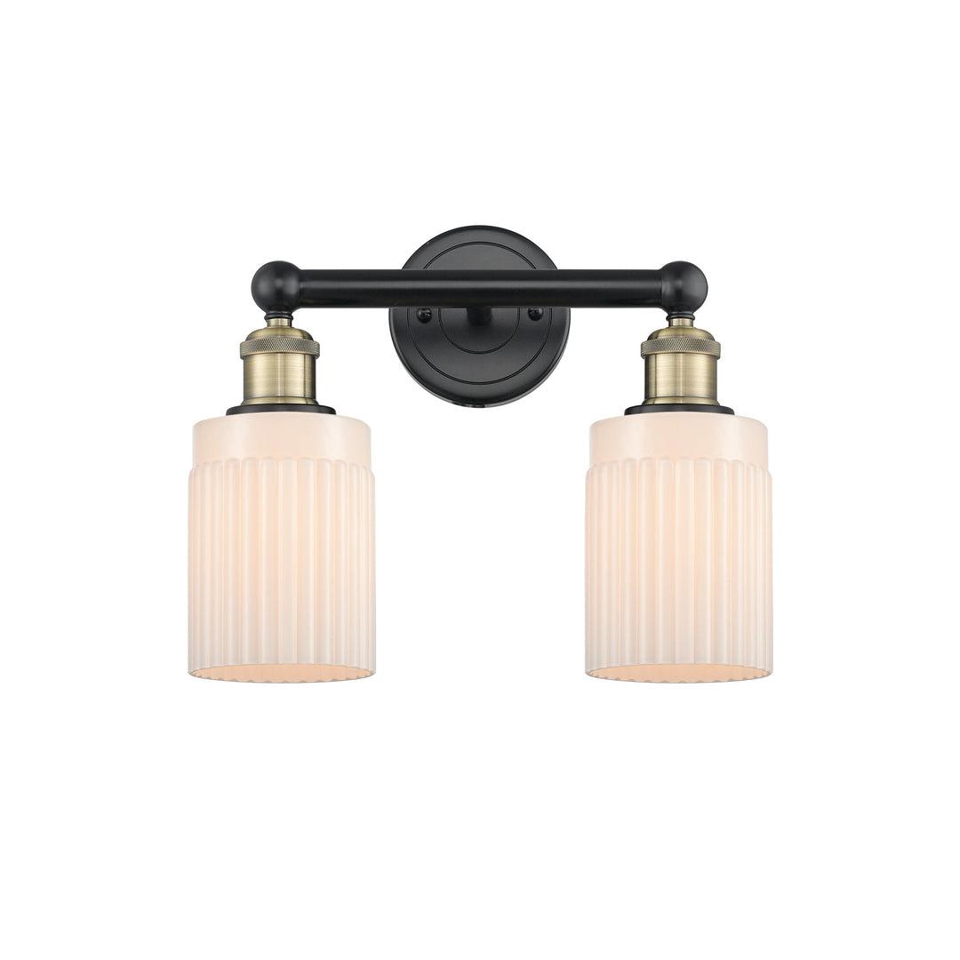 Innovations Edison 616-2W-BAB-G341 Bath Vanity Light 14 in. wide - Black Antique Brass