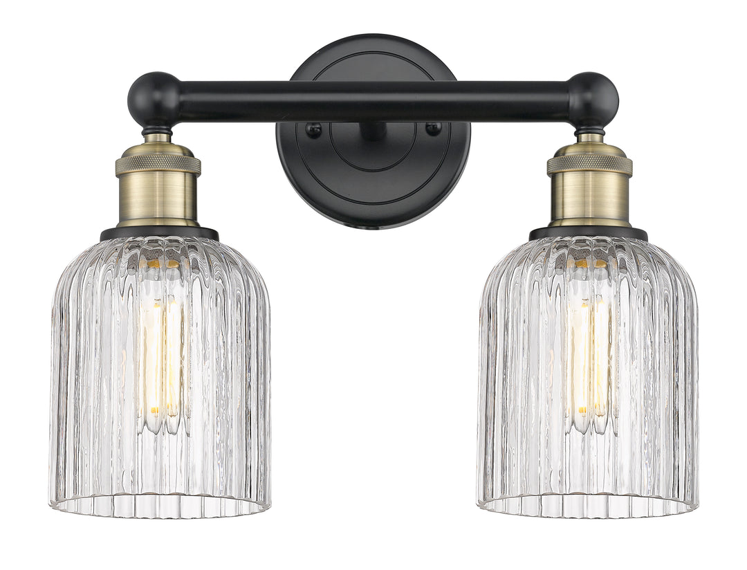 Innovations Edison 616-2W-BAB-G559-5CL Bath Vanity Light 14 in. wide - Black Antique Brass