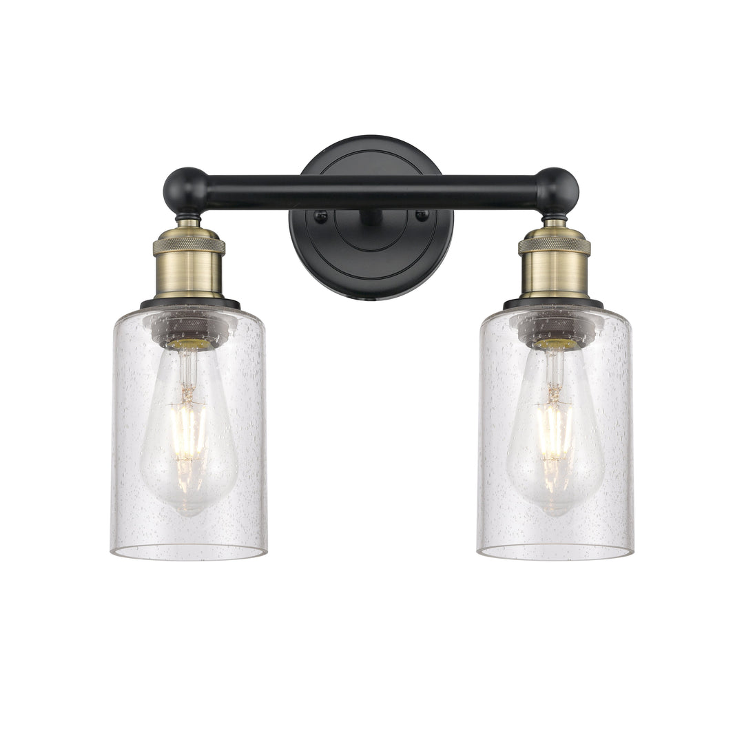 Innovations Edison 616-2W-BAB-G804 Bath Vanity Light 13 in. wide - Black Antique Brass