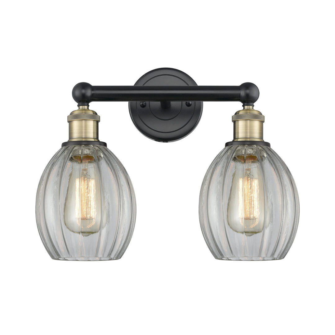 Innovations Edison 616-2W-BAB-G82 Bath Vanity Light 15 in. wide - Black Antique Brass