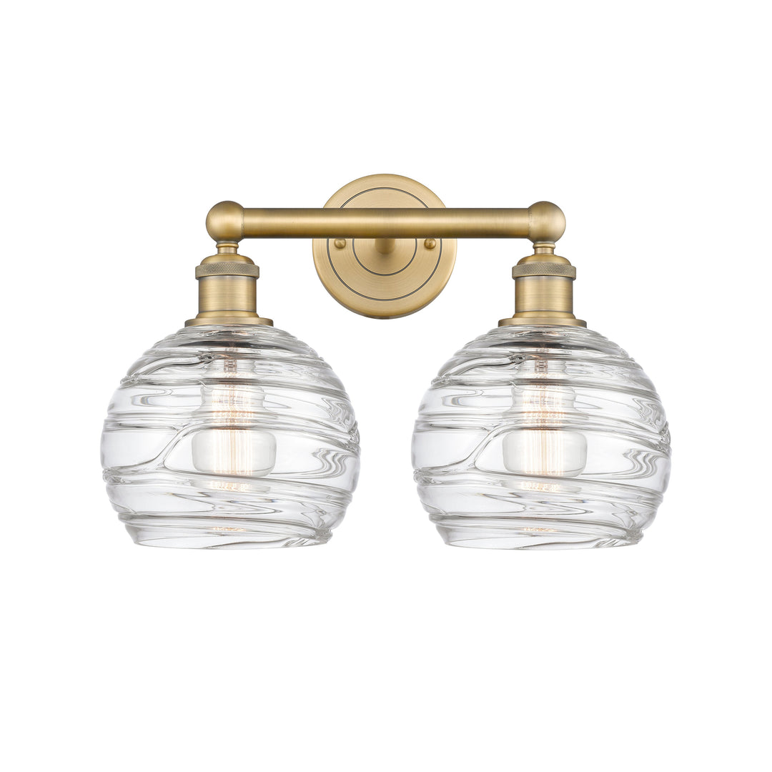 Innovations Downtown Urban 616-2W-BB-G1213-8 Bath Vanity Light 17 in. wide - Brushed Brass