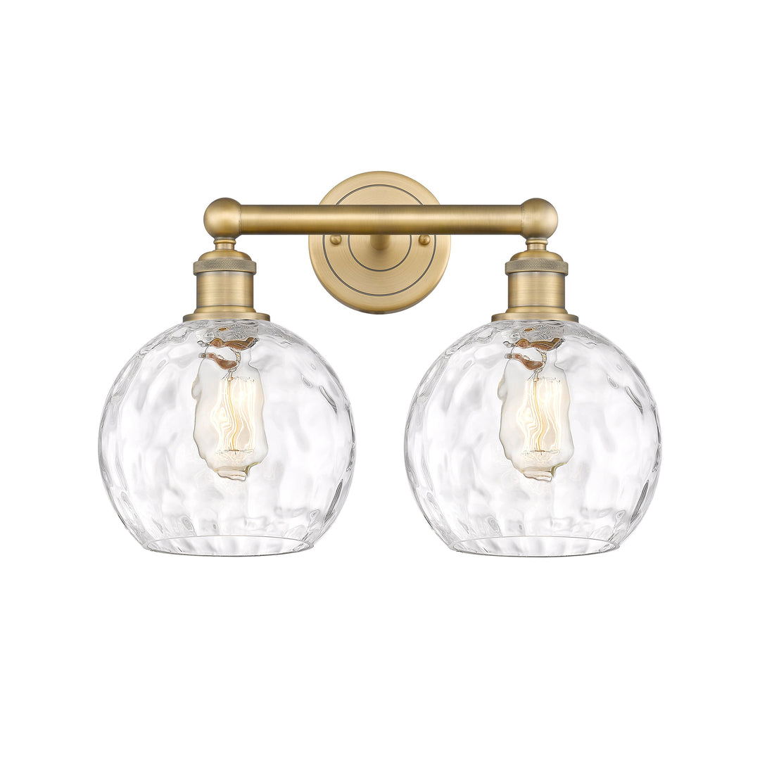 Innovations Downtown Urban 616-2W-BB-G1215-8 Bath Vanity Light 17 in. wide - Brushed Brass