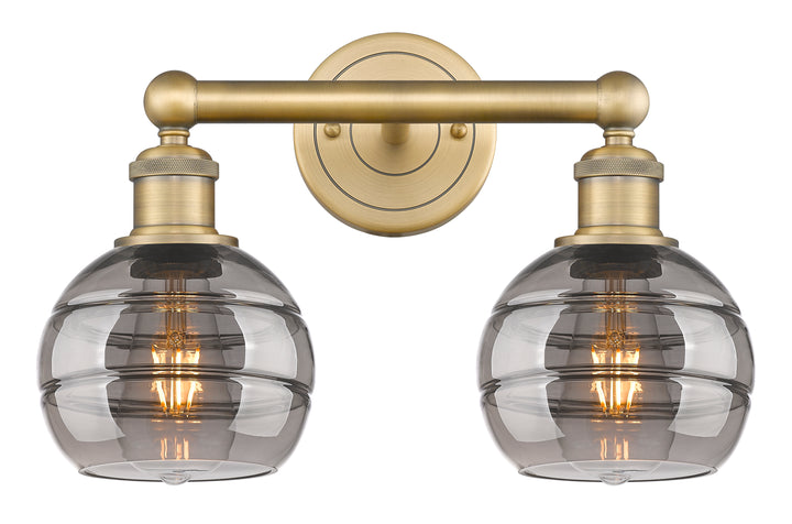 Innovations Edison 616-2W-BB-G556-6SM Bath Vanity Light 15 in. wide - Brushed Brass