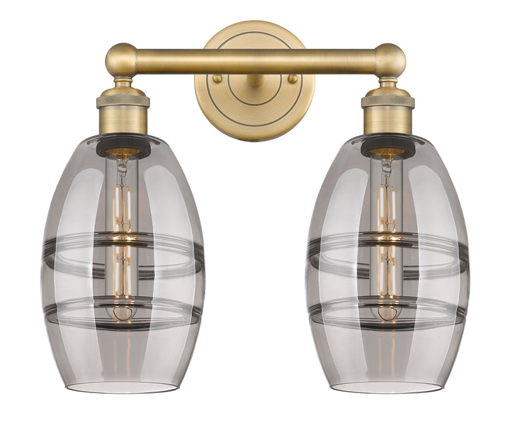 Innovations Edison 616-2W-BB-G557-6SM Bath Vanity Light 15 in. wide - Brushed Brass