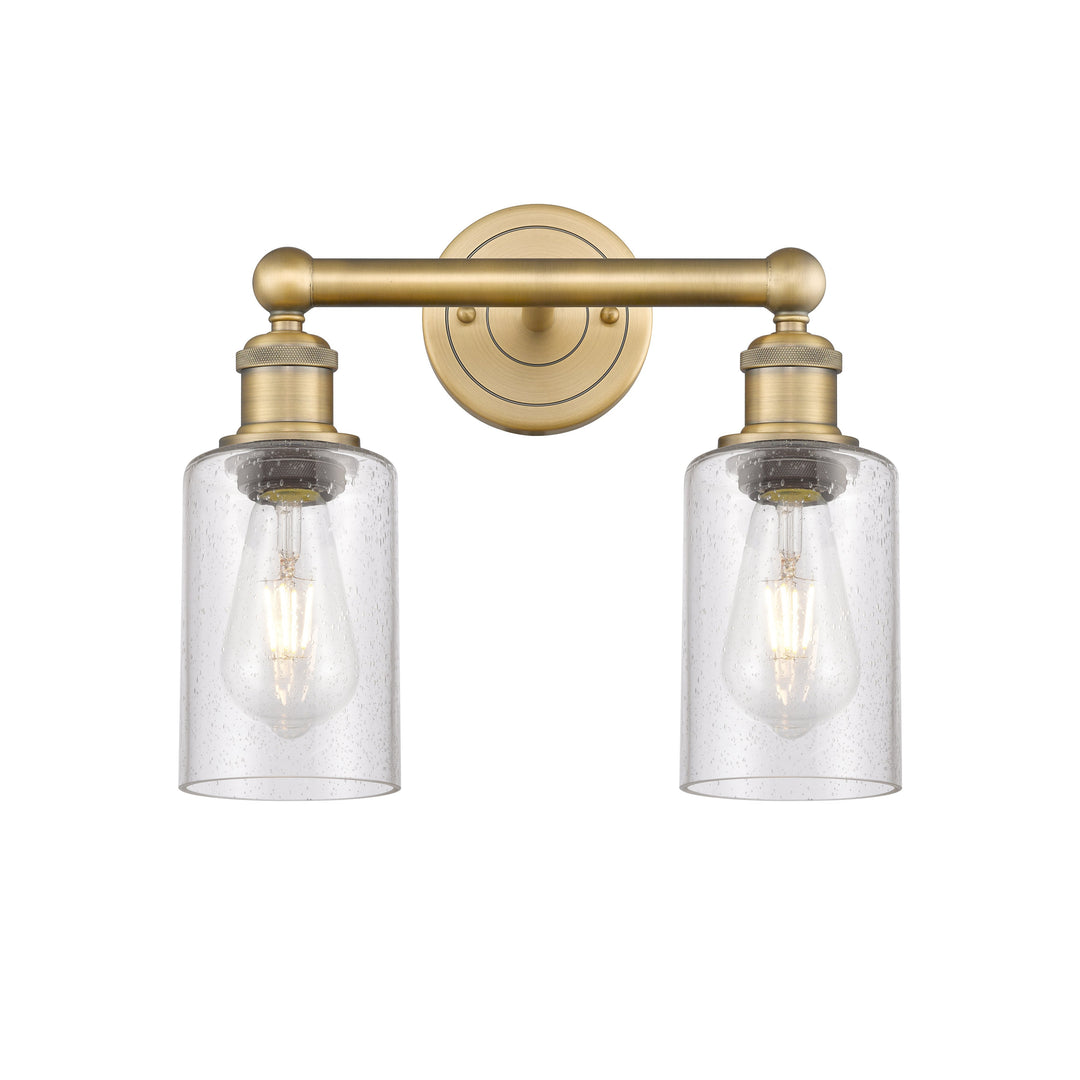 Innovations Edison 616-2W-BB-G804 Bath Vanity Light 13 in. wide - Brushed Brass