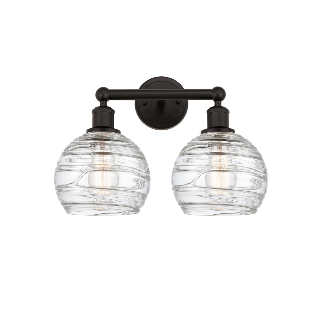 Innovations Downtown Urban 616-2W-OB-G1213-8 Bath Vanity Light 17 in. wide - Oil Rubbed Bronze