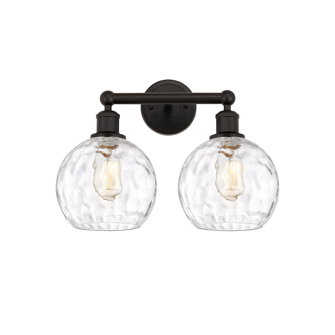 Innovations Downtown Urban 616-2W-OB-G1215-8 Bath Vanity Light 17 in. wide - Oil Rubbed Bronze