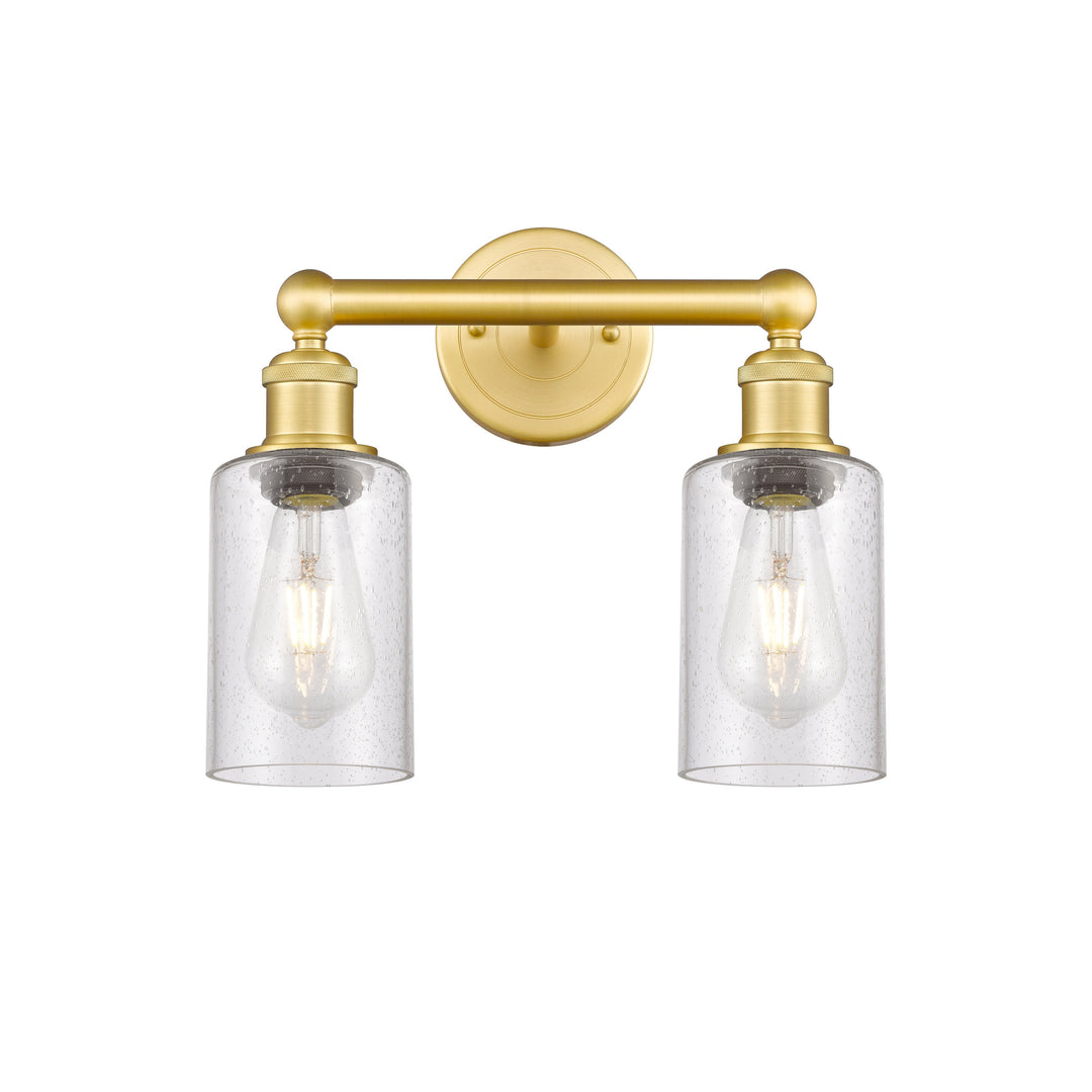 Innovations Edison 616-2W-SG-G804 Bath Vanity Light 13 in. wide - Satin Gold