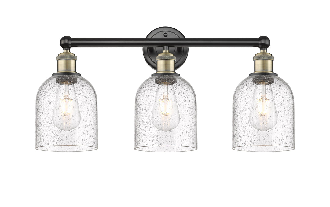 Innovations Edison 616-3W-BAB-G558-6SDY Bath Vanity Light 24 in. wide - Black Antique Brass