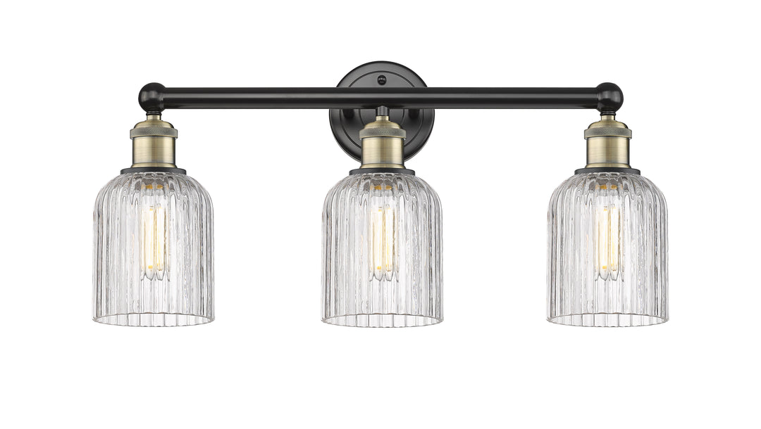 Innovations Edison 616-3W-BAB-G559-5CL Bath Vanity Light 23 in. wide - Black Antique Brass