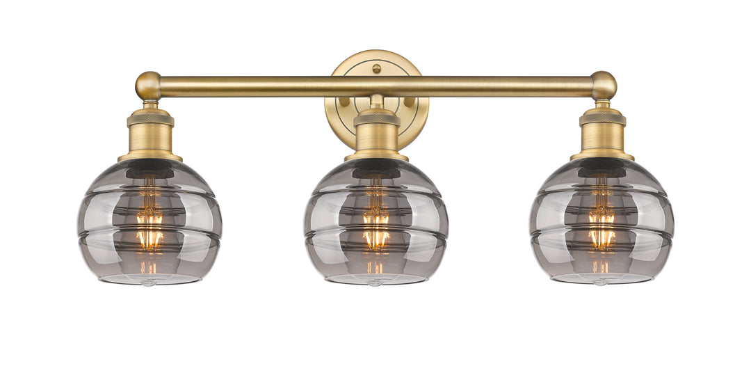 Innovations Edison 616-3W-BB-G556-6SM Bath Vanity Light 24 in. wide - Brushed Brass