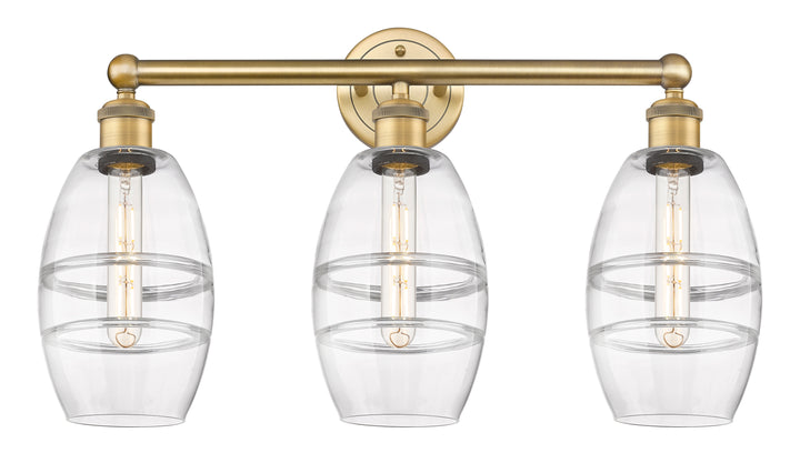 Innovations Edison 616-3W-BB-G557-6CL Bath Vanity Light 24 in. wide - Brushed Brass