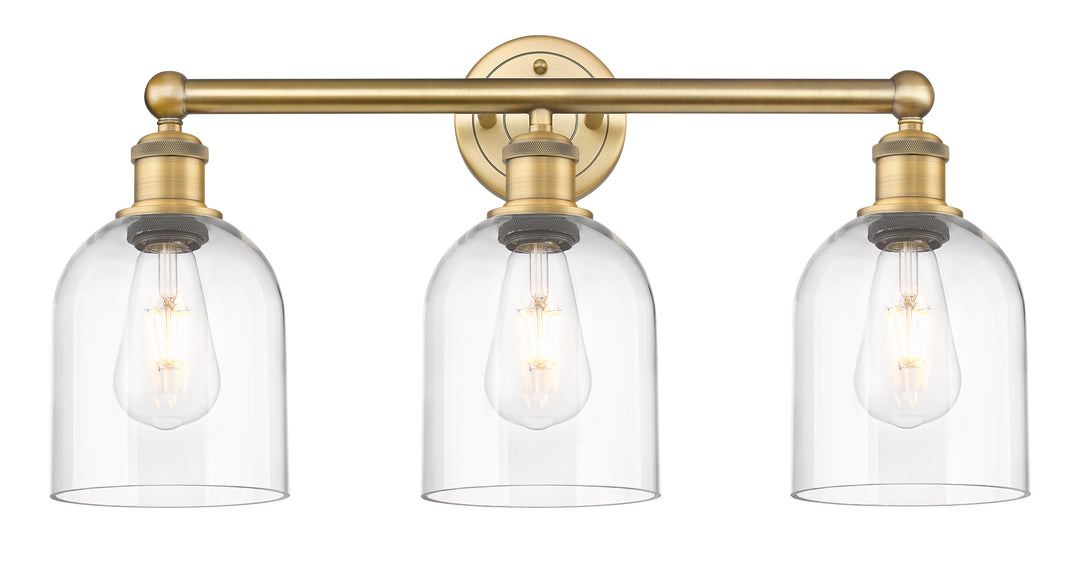 Innovations Edison 616-3W-BB-G558-6CL Bath Vanity Light 24 in. wide - Brushed Brass