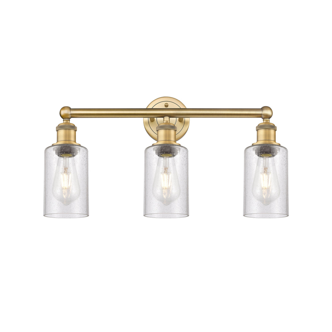 Innovations Edison 616-3W-BB-G804 Bath Vanity Light 22 in. wide - Brushed Brass