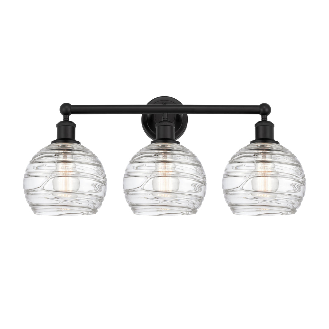 Innovations Downtown Urban 616-3W-BK-G1213-8 Bath Vanity Light 26 in. wide - Matte Black