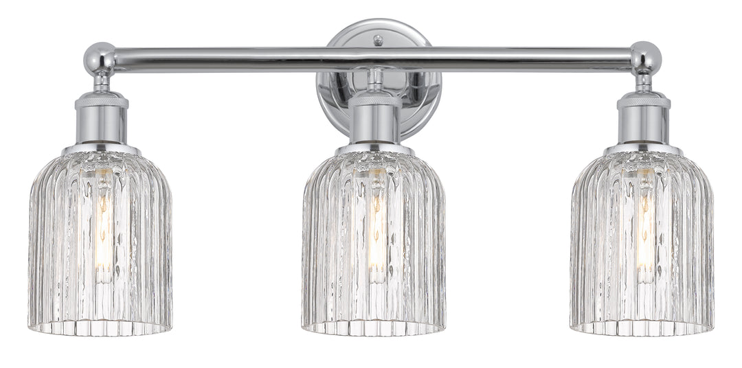 Innovations Edison 616-3W-PC-G559-5CL Bath Vanity Light 23 in. wide - Polished Chrome