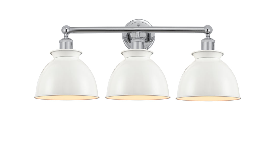 Innovations Edison 616-3W-PC-M14-W Bath Vanity Light 27 in. wide - Polished Chrome