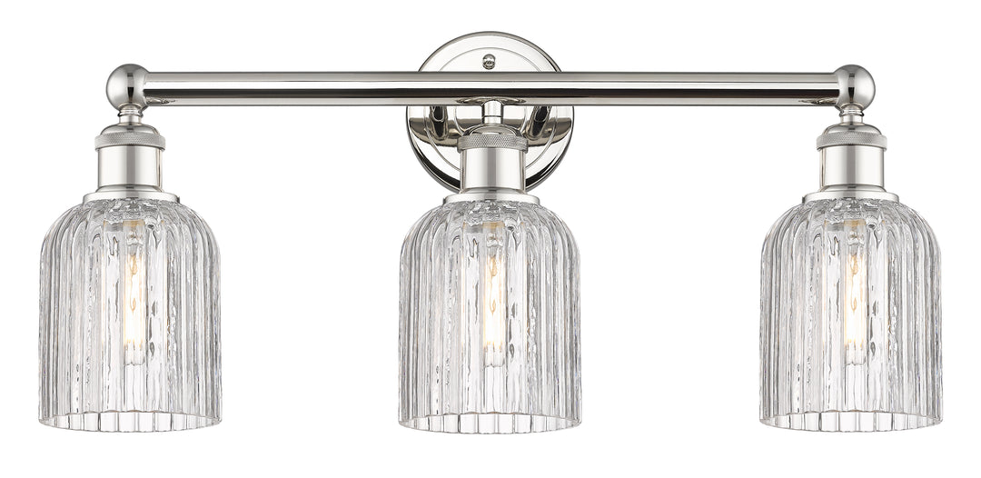 Innovations Edison 616-3W-PN-G559-5CL Bath Vanity Light 23 in. wide - Polished Nickel