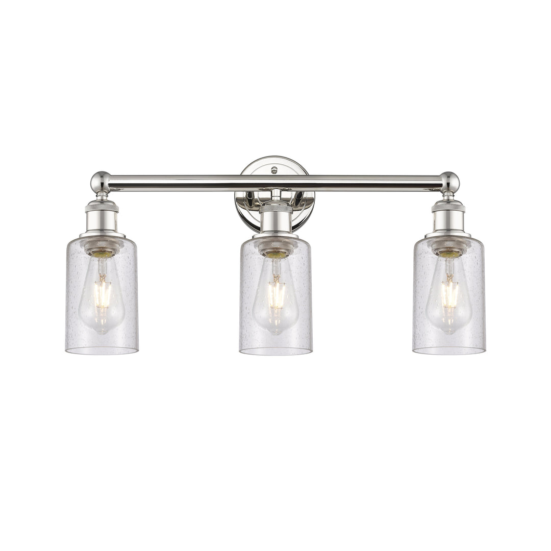 Innovations Edison 616-3W-PN-G804 Bath Vanity Light 22 in. wide - Polished Nickel