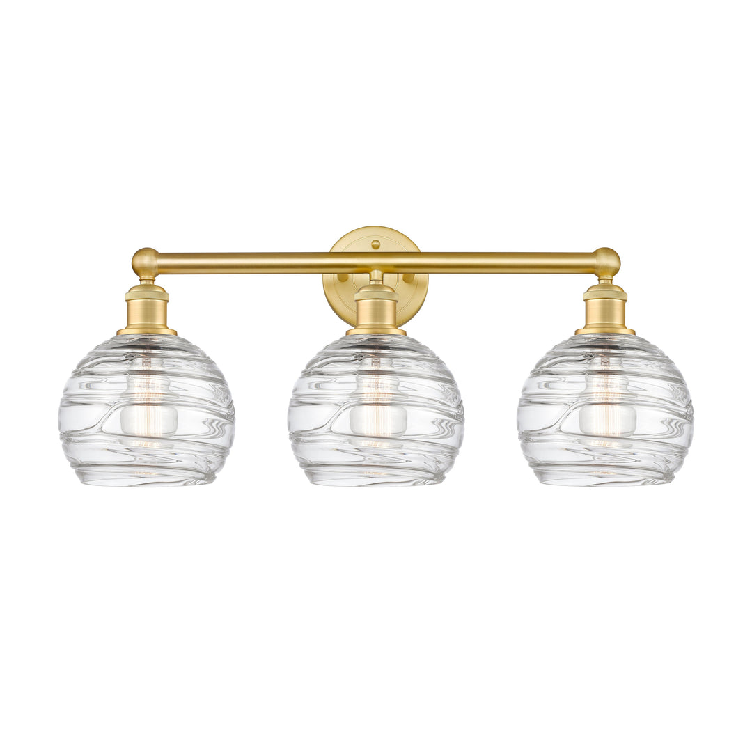 Innovations Downtown Urban 616-3W-SG-G1213-8 Bath Vanity Light 26 in. wide - Satin Gold